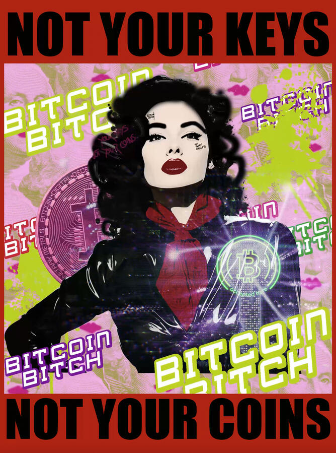 BITCOIN BITCH by Miss AL Simpson