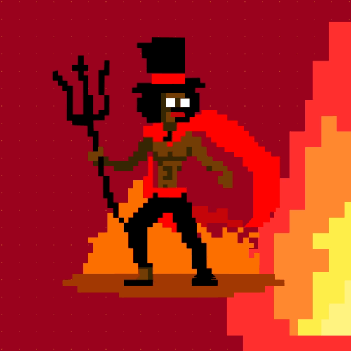 Exu 8-Bits: Guardião dos Caminhos by r4sjunior